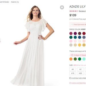 Azazie Lily Bridesmaid Dress